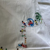 Large rectangular tablecloth