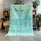 Moroccan blue Berber carpet beni ouarain