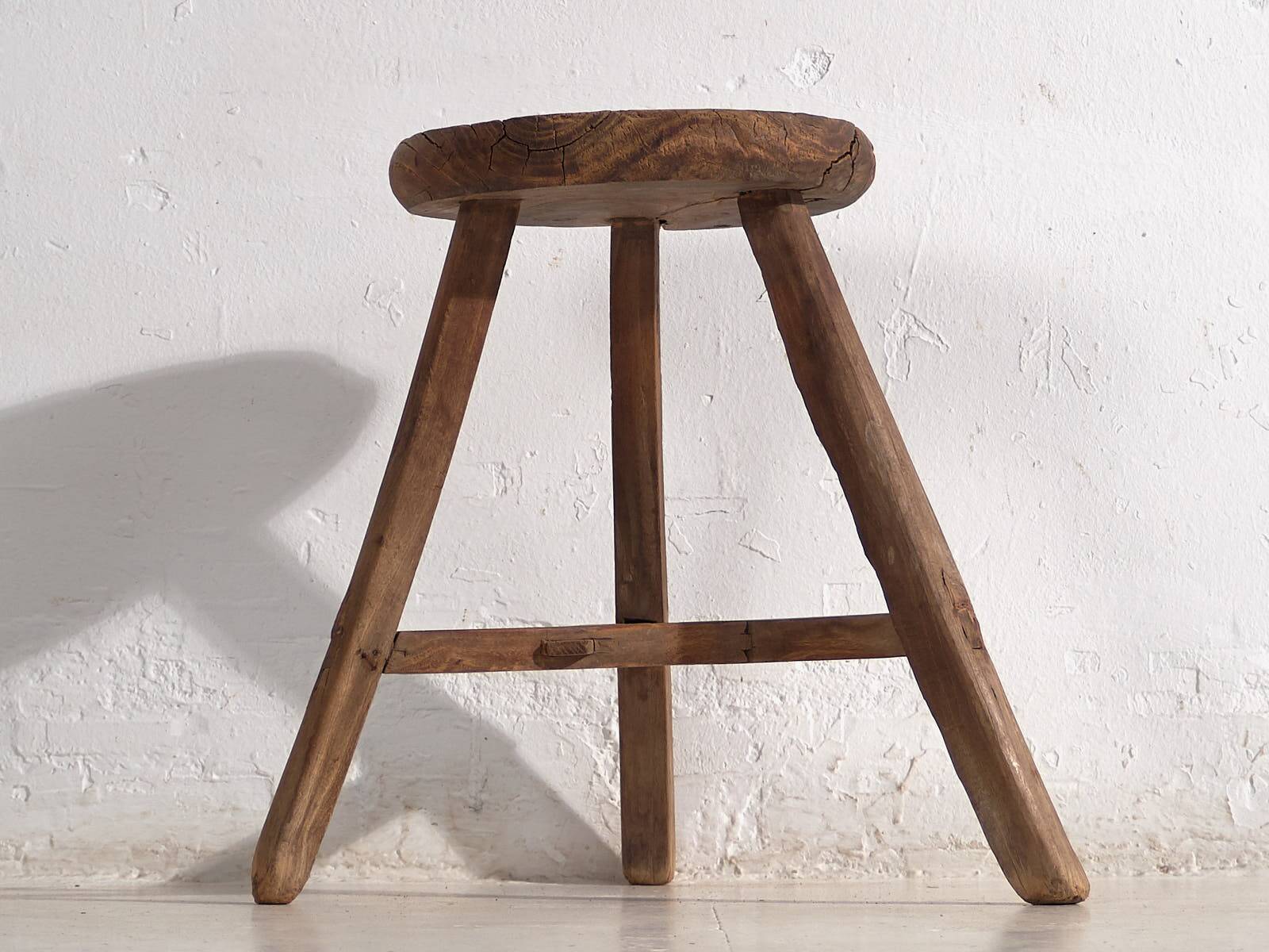 Antique wabi sabi style stool (c.1900)