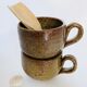 Paire de tasses en grès