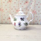 Royal Albert Teapot – Flowers of the Month – Vintage English Porcelain