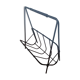 Magazine holders black metal and scoubidou