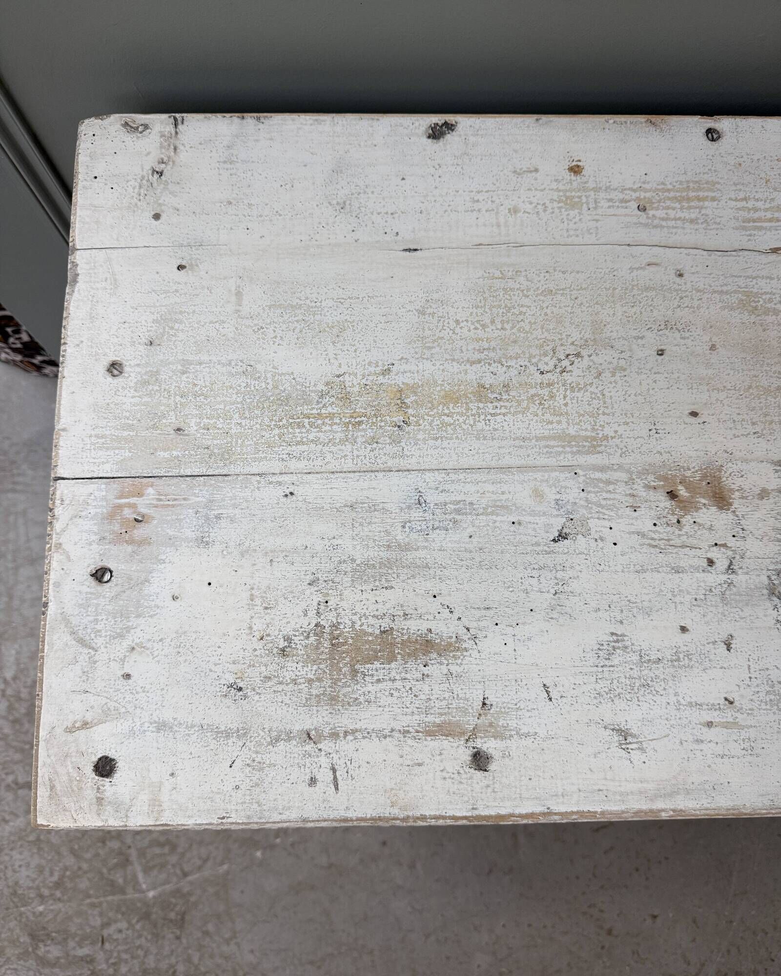 Patinated (renovated) pantry.