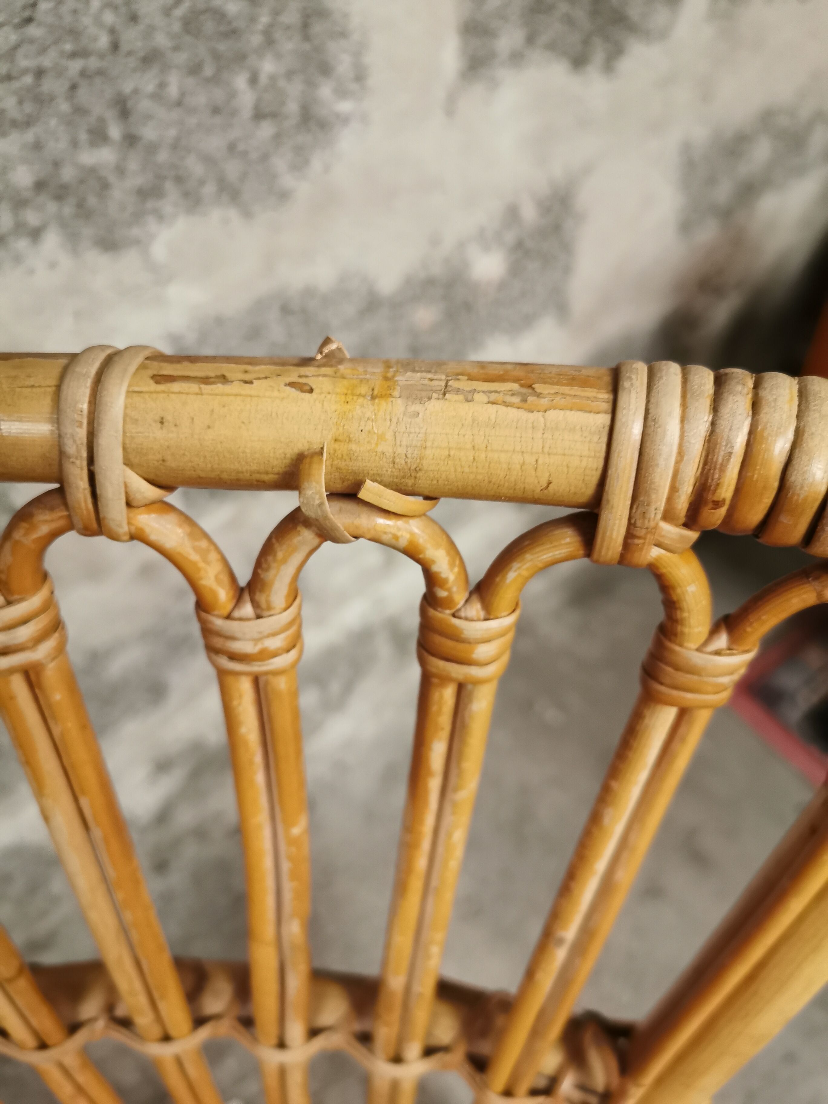 Pair of rattan chair