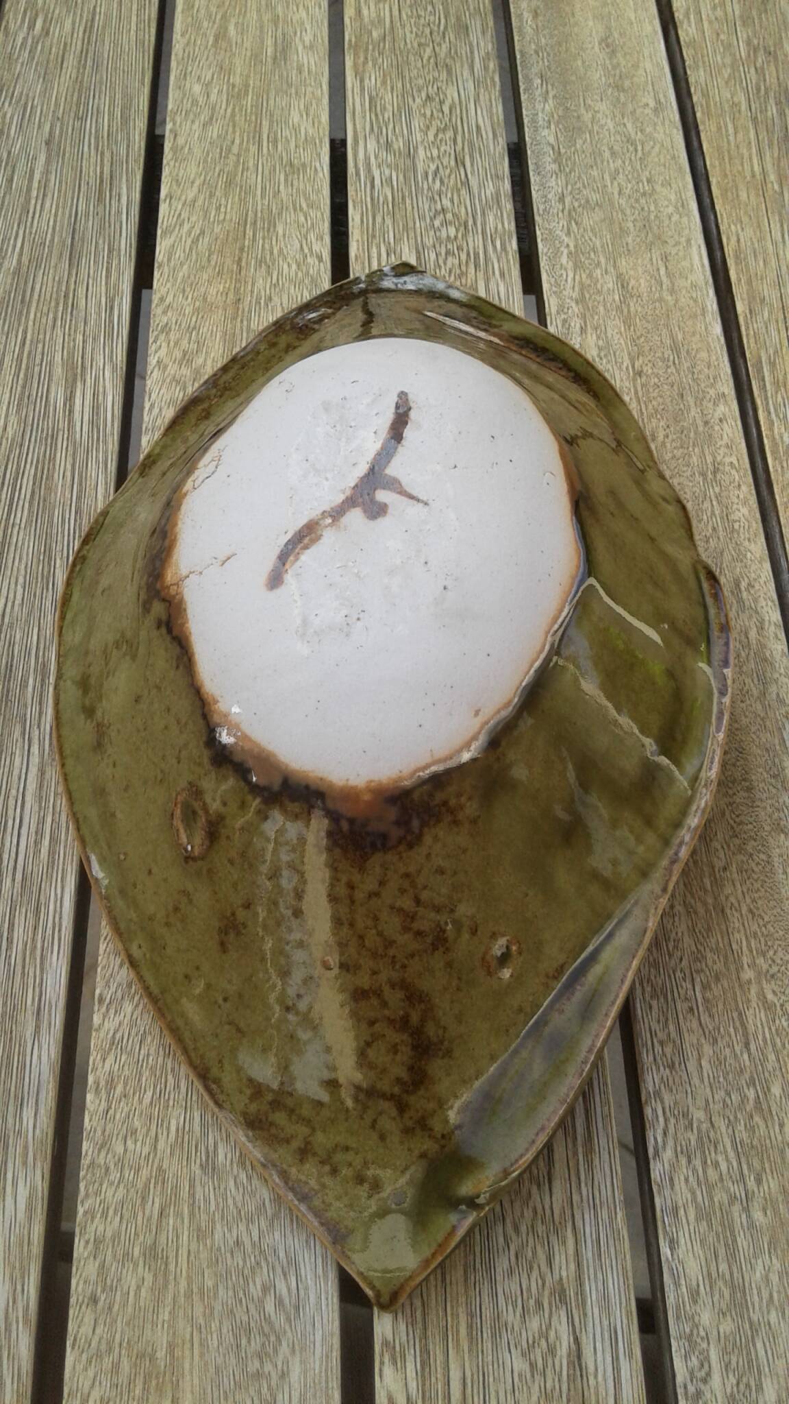 Stoneware pocket tray