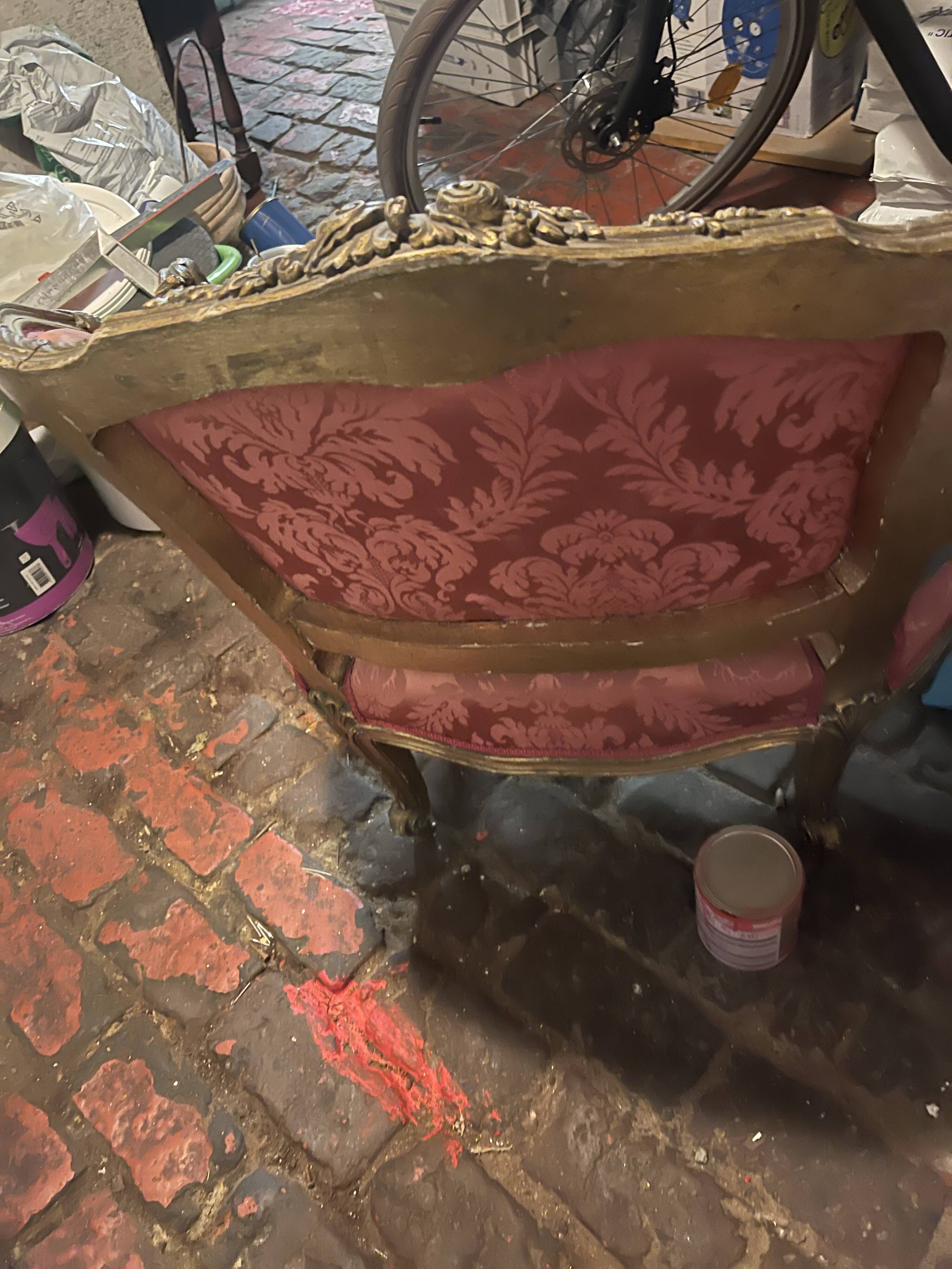 Fauteuil cabriolet style Louis XV