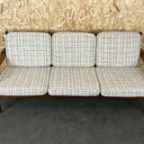 60s 70s teak sofa 3 seater couch seating set Danish Modern Design Denmark