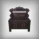 Banc coffre en chêne, style néo-gothique – début XXe