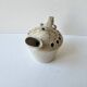 Zoomorphic flower pick in cream-colored glazed stoneware - les argonautes