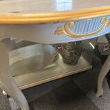 Console en bois peint