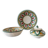 Vintage decorative ceramic dish set