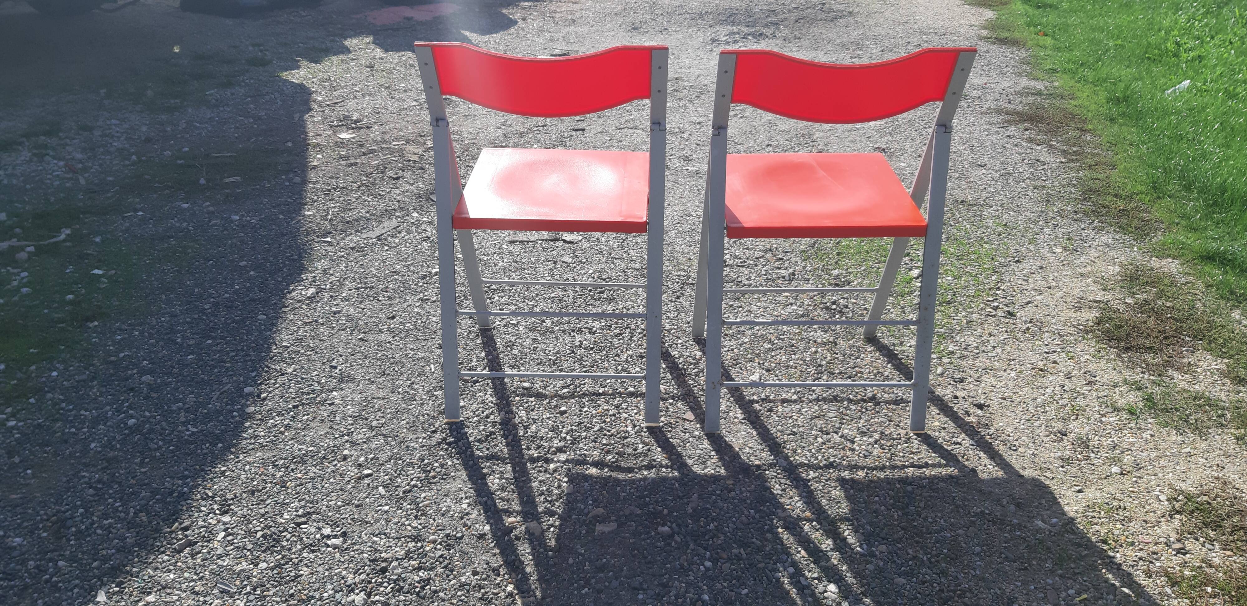 Pair of vintage vhairs by Robby Cantarutti