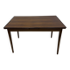 Table à manger extensible vintage en bois, années 60