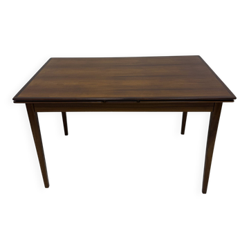 Table à manger extensible vintage en bois, années 60