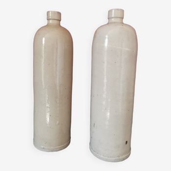 Pair of stoneware bottles