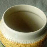 West germany ceramic vase vintage floral decor year 1960