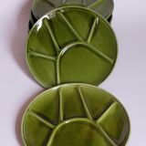 Seven vintage niderviller ceramic plates