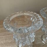 Pair of Medici crystal vases