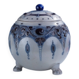 Art Deco punch bowl by Alfons Wilhelm Lötschert. Germany, early XXth