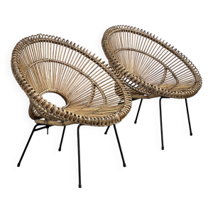 paire de fauteuils en