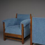 Paire de fauteuils Art Déco hollandais, années 1930