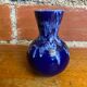 Vase ancien cazalas porcelaine bleue vintage