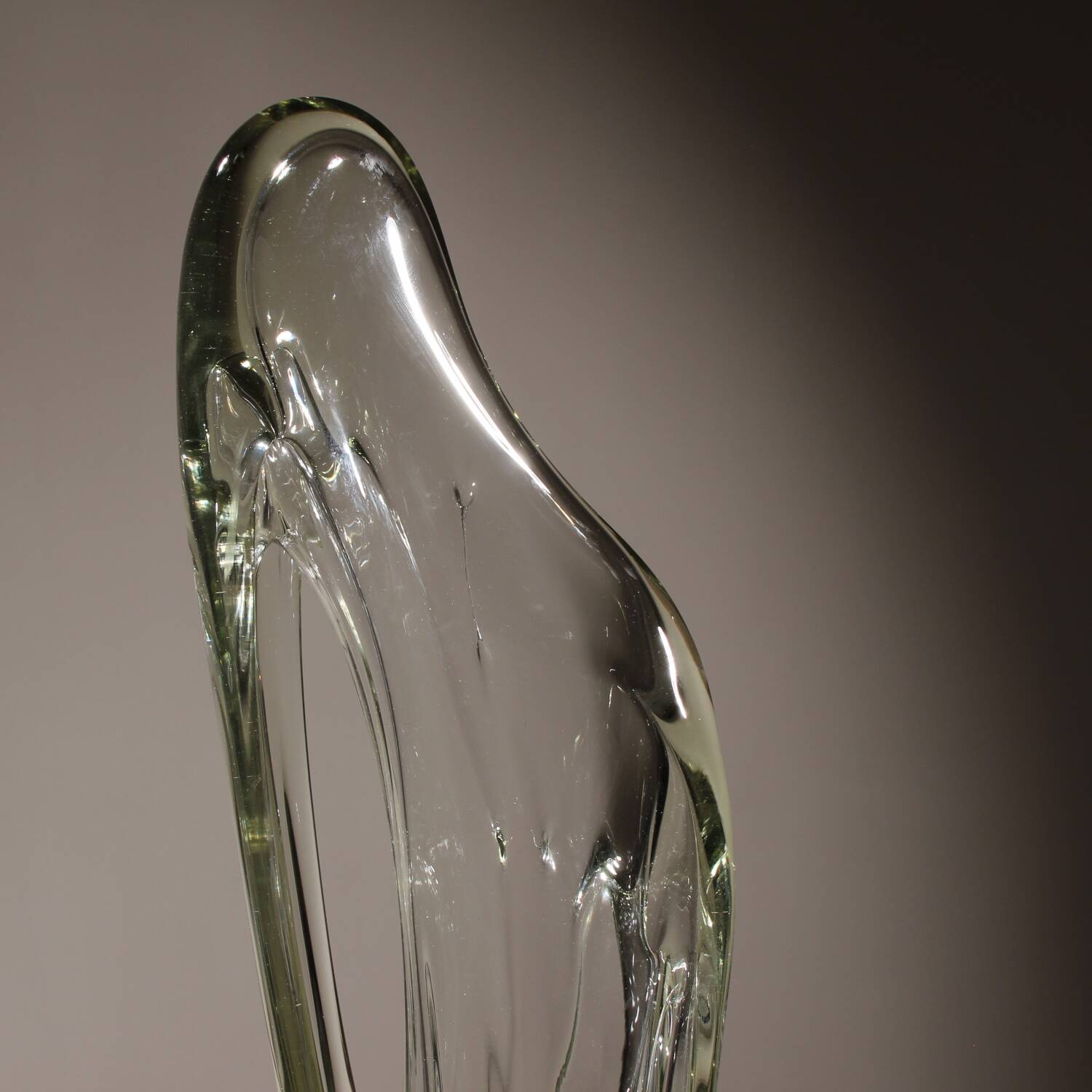 Monumental Glass Sculpture ‚Caviersecha‘ | Eastern Europe 1987