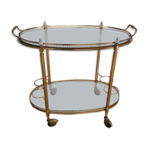 Vintage brass and glass dessert