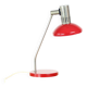 Midcentury Red Table Lamp By Aka Leuchen, Germany 1970s