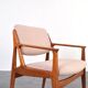Fauteuil Ella en teck et laine du milieu du siècle par Arne Vodder pour Vamo Sønderborg