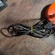 Lampe articulée Bobby pour Habitat orange métal
