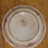 Salad bowl opaque porcelain of Gien - old