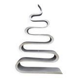 Bibliothèque « serpent » en inox
