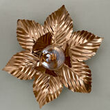 Vintgae wall light in gold metal