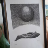 "sunset" Chinese ink on paper