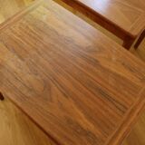 Pair of Scandinavian teak side coffee tables by Hugo Troeds