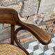 armchair signed Fischel wood turned early 20th century
