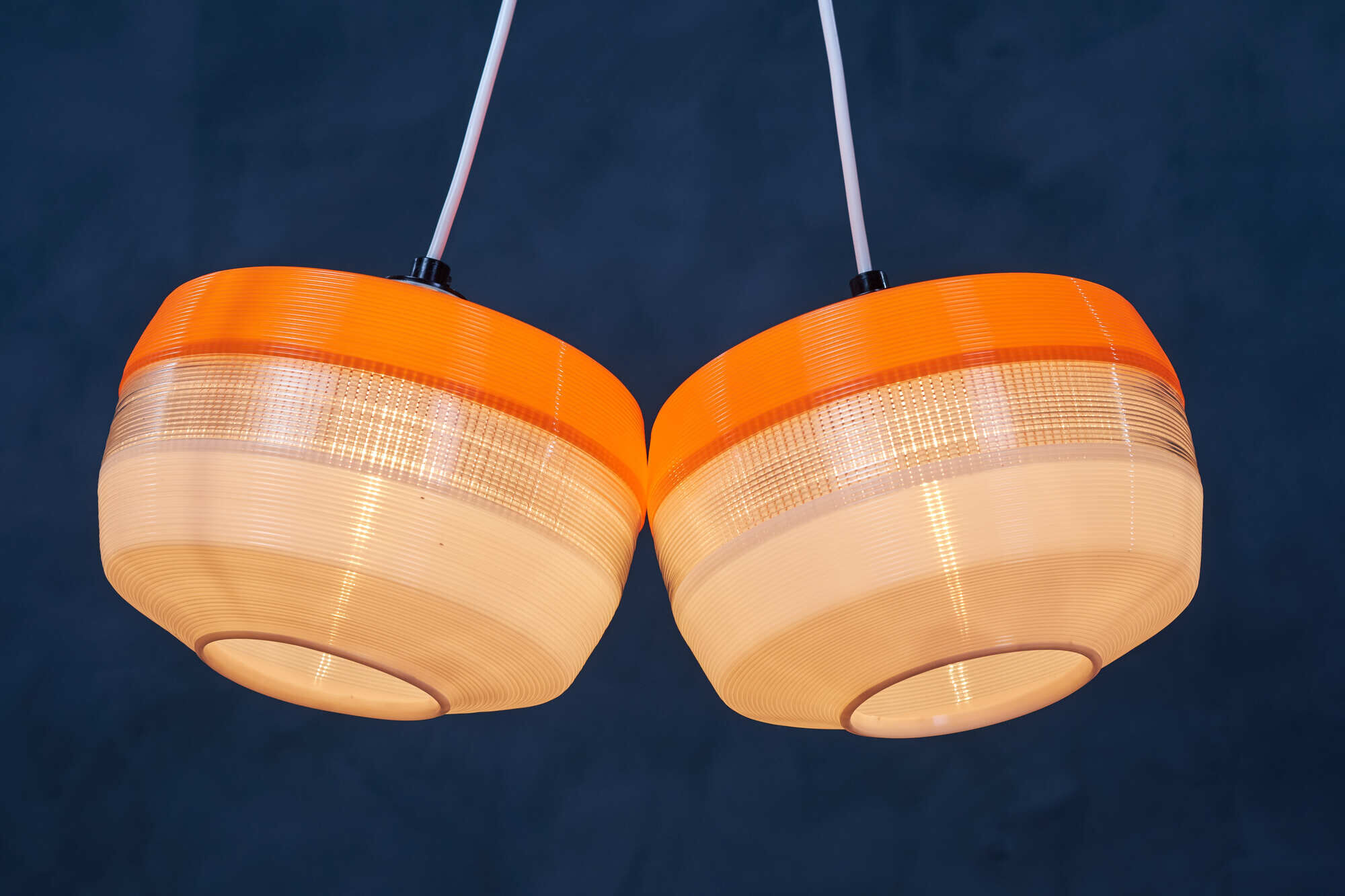 Vintage dutch pendant lamps, 1960s, set of 2