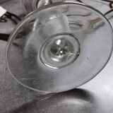 Superbe ancienne lampe de brodeuse en verre souffle reelectrifie