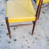 Set of 4 Scandinavian rosewood chairs from the 50s