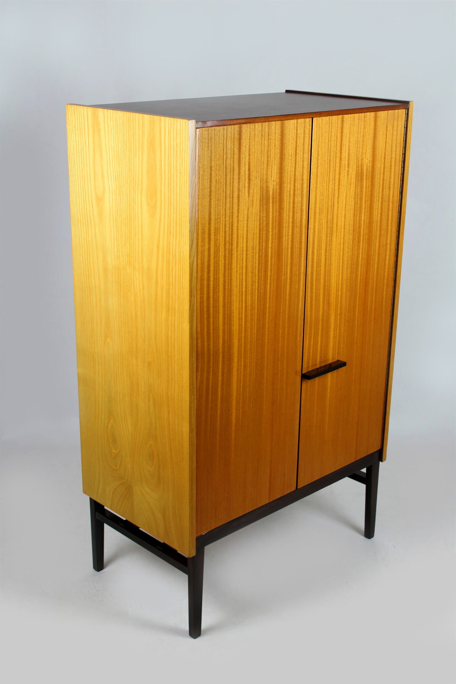 Small Mid-Century Wardrobe by František Mezulaník for UP Bucovice, 1960s
