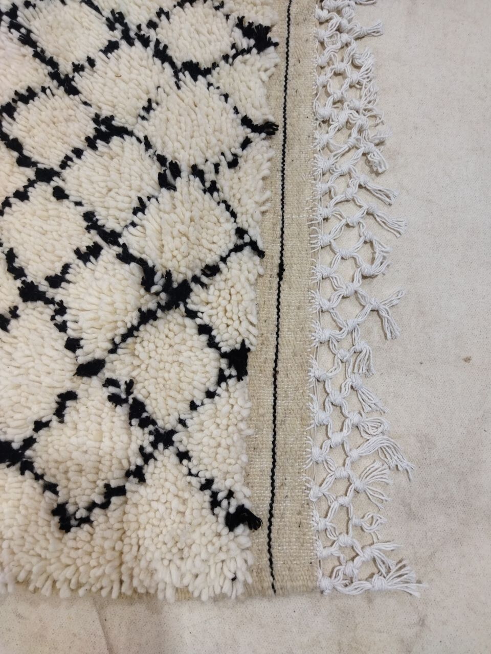 Handmade Moroccan Berber carpet 264 X 155 CM