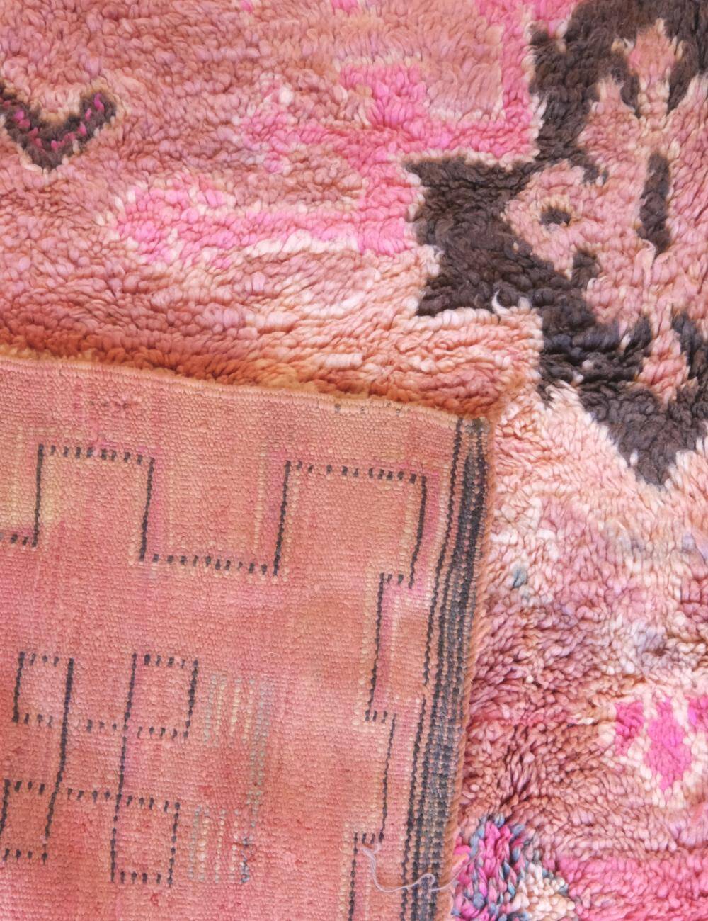 Boujad Vintage Pink Rug - 296 x 213 cm