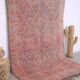 Tapis marocain vintage fait main 188 x 283 cm - Tapis berbère - Tapis marocain ancien