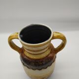Seventies vintage handle vase