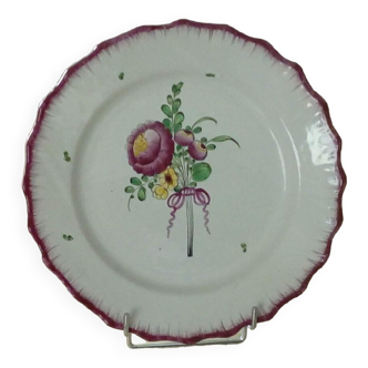 Faience plate les islettes end 19th