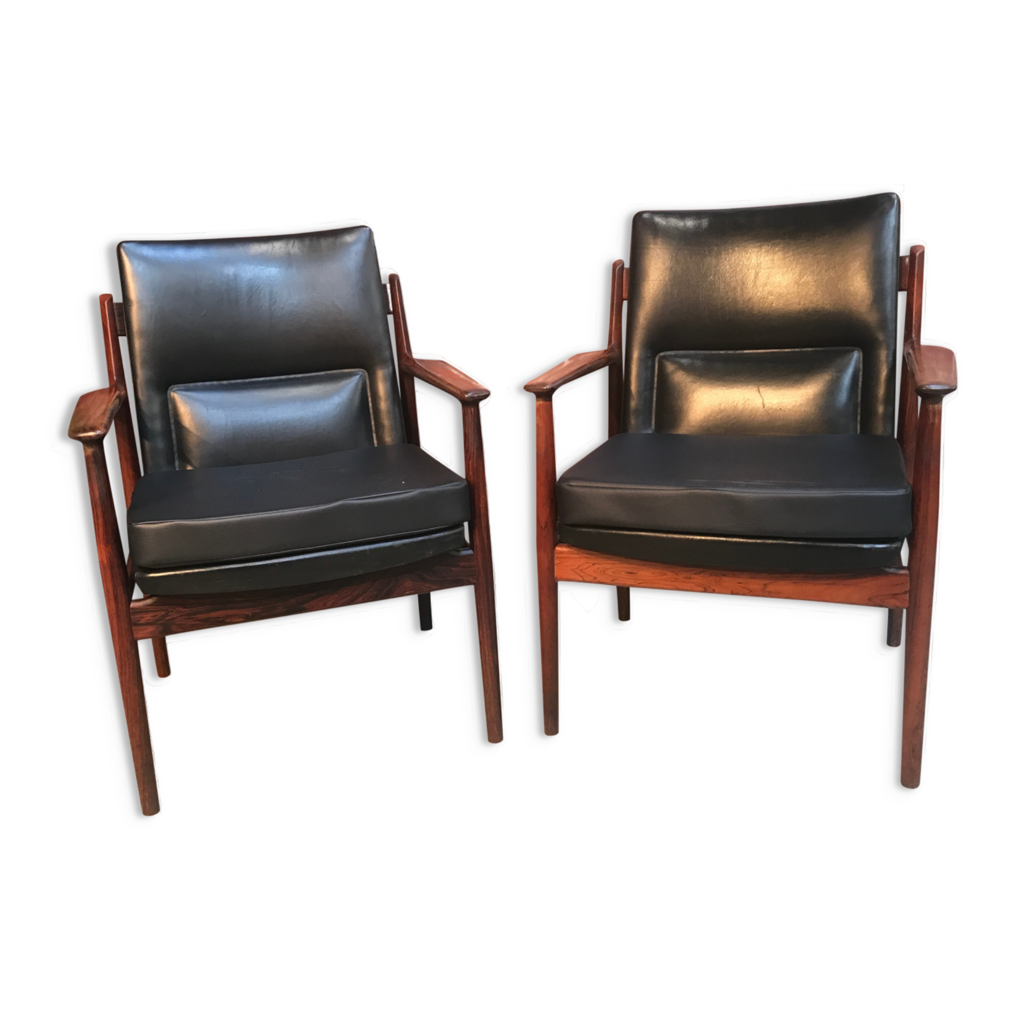 Pair of armchairs by Arne Vodder for Sibast