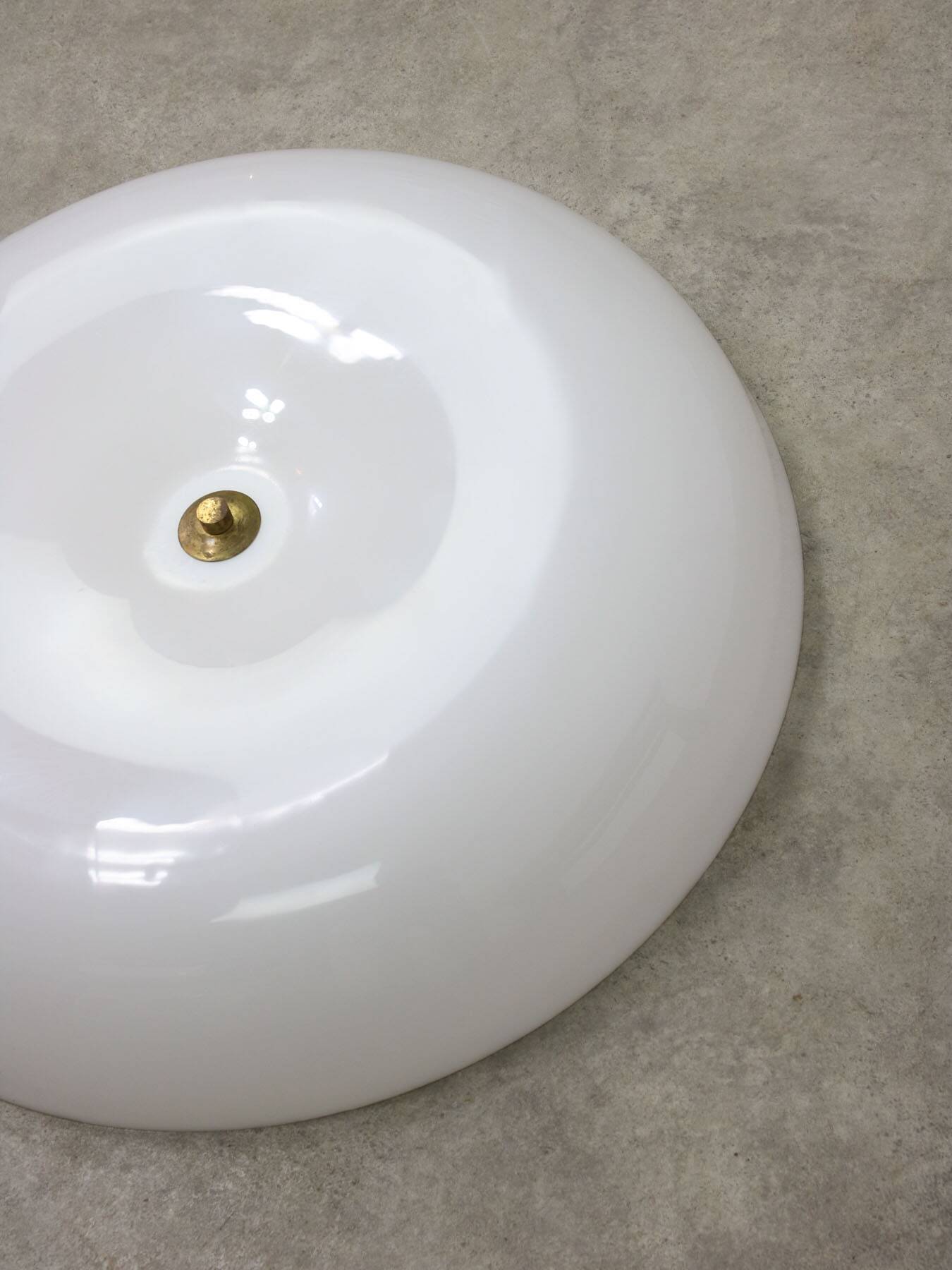 Large Mid Century Modern Italian Plexiglass and Brass Wall Lamp