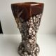 Ceramic vase Fat Lava 70s