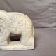 Ancient Elephant Sculpture of Apparatus Steatite Stone India Indian Howdah